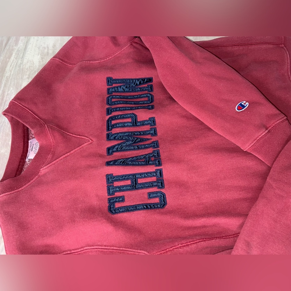 Vintage Champion crewneck - wine colored